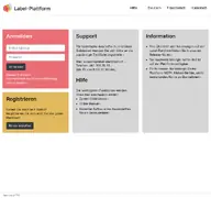 Kleine Seitenvorschau von label-plattform.ch