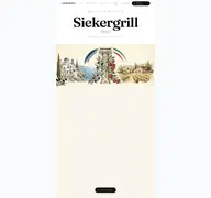 Kleine Seitenvorschau von siekergrill.de