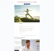 Kleine Seitenvorschau von orthopaedie-blume.de