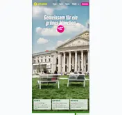 Kleine Seitenvorschau von gruene-muenchen.de