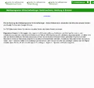 Kleine Seitenvorschau von www2.meldeprogramm-niedersachsen.de