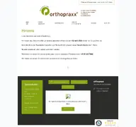 Kleine Seitenvorschau von orthopraxx.de