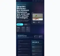 Kleine Seitenvorschau von sparziel-rechner.de