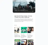 Kleine Seitenvorschau von dpa.com