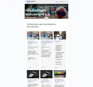 Kleine Seitenvorschau von handballkreis-muensterland.de