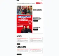 Kleine Seitenvorschau von spd-nordoberpfalz.de