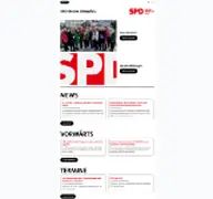 Kleine Seitenvorschau von spd-oberpfalz.de