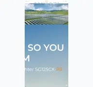 Kleine Seitenvorschau von sungrowpower.com