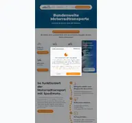 Kleine Seitenvorschau von spedimoto.de