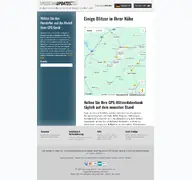 Kleine Seitenvorschau von speedcamupdates.de