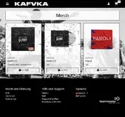 Kleine Seitenvorschau von shop.kafvka.de