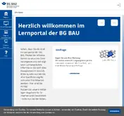 Kleine Seitenvorschau von lernportal.bgbau.de