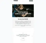 Kleine Seitenvorschau von rosier.career.softgarden.de