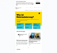 Kleine Seitenvorschau von antidiskriminierungsstelle.de