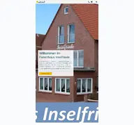 Kleine Seitenvorschau von haus-inselfriede.de