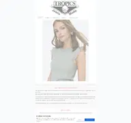 Kleine Seitenvorschau von tropics-moden.de