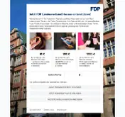 Kleine Seitenvorschau von spenden.fdp-hessen.de