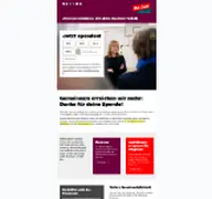 Kleine Seitenvorschau von spenden.waehlt-dielinke.de