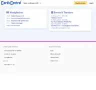 Kleine Seitenvorschau von cardscentral.de