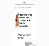 Kleine Seitenvorschau von hufnagel-tueren.de