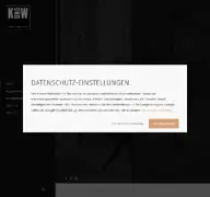 Kleine Seitenvorschau von kwmoebel.de