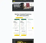 Kleine Seitenvorschau von mobilfunk.ewe.de