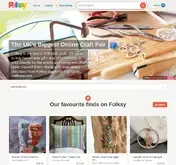 Kleine Seitenvorschau von folksy.com