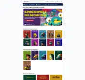 Kleine Seitenvorschau von spielefinder.de