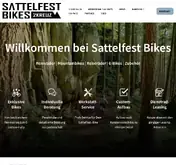 Kleine Seitenvorschau von sattelfest-bikes.de