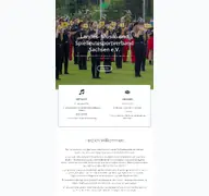 Kleine Seitenvorschau von spielleute-sachsen.de