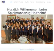 Kleine Seitenvorschau von spielmannszug-holtheim.de
