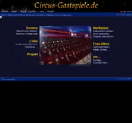Kleine Seitenvorschau von circus-gastspiele.de