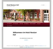Kleine Seitenvorschau von hotel-neetzer-hof.de
