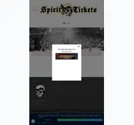 Kleine Seitenvorschau von spirittickets.de