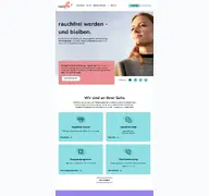 Kleine Seitenvorschau von rauchfrei-info.de