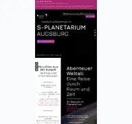 Kleine Seitenvorschau von s-planetarium.de