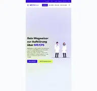 Kleine Seitenvorschau von mecfsmed.de