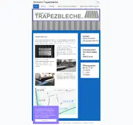 Kleine Seitenvorschau von trapezbleche.de