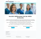 Kleine Seitenvorschau von medi-arztsuche.de