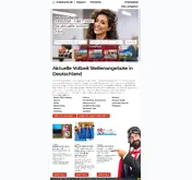 Kleine Seitenvorschau von vollzeitjobs.de