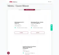 Kleine Seitenvorschau von apartments.erl.de