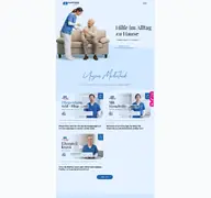 Kleine Seitenvorschau von saarpflege-ambulant.de