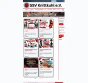 Kleine Seitenvorschau von ssv-knittkuhl.de