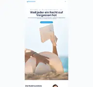 Kleine Seitenvorschau von robinsonliste.de