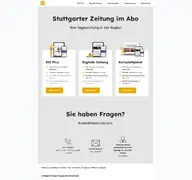 Kleine Seitenvorschau von service.stuttgarter-zeitung.de
