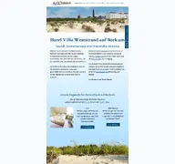 Kleine Seitenvorschau von villa-weststrand.de
