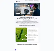 Kleine Seitenvorschau von visiativ.de