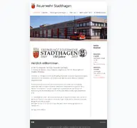 Kleine Seitenvorschau von stadthagen.schwerpunktfeuerwehren.de