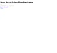Kleine Seitenvorschau von ruhewald-bildtann.de
