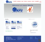 Kleine Seitenvorschau von handball-rps.de